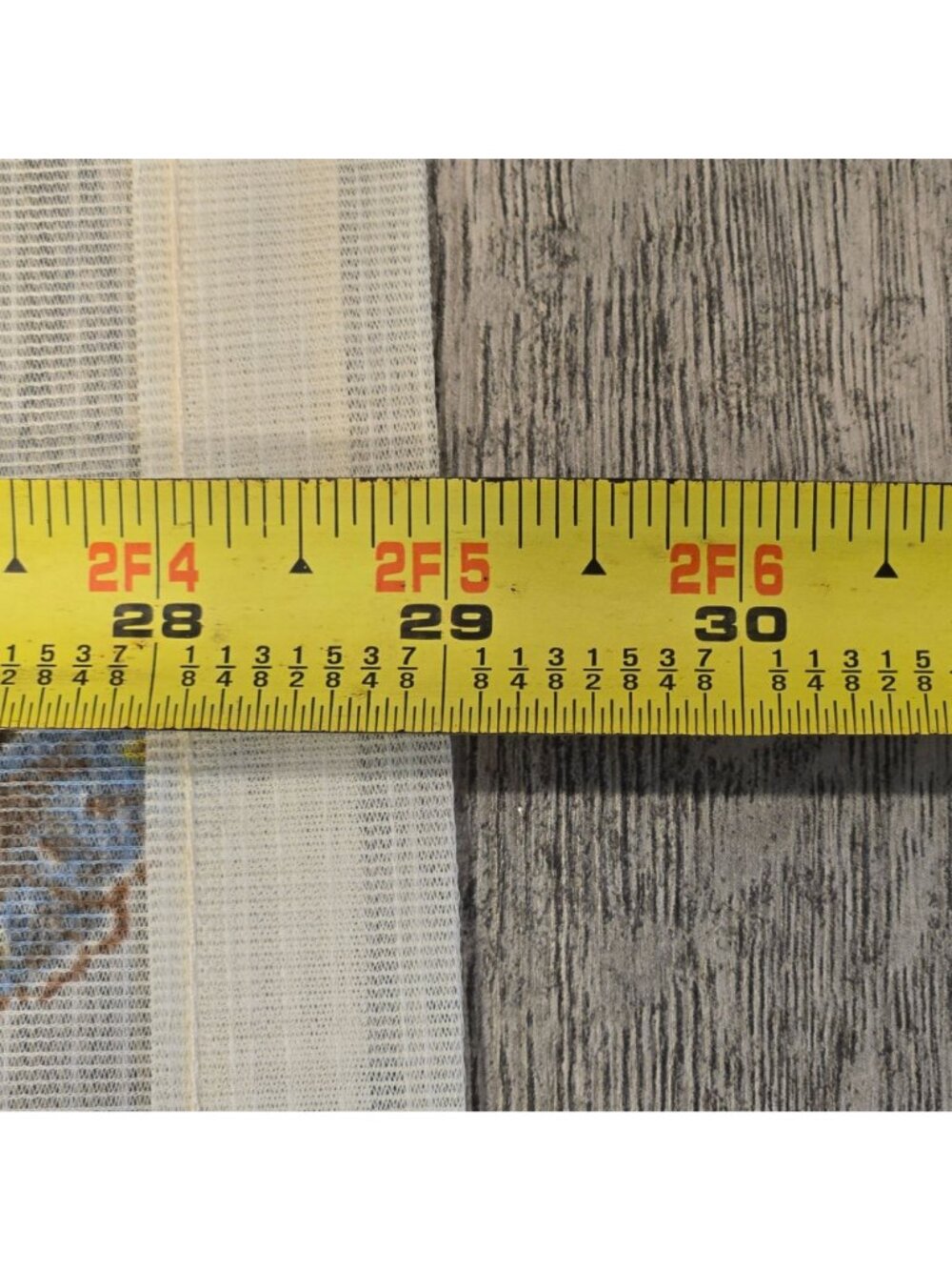 Floral Butterfly MCM Sheer Curtains 2 Panels 36"x29" Yellow Blue Brown Retro NOS - Picture 6 of 10